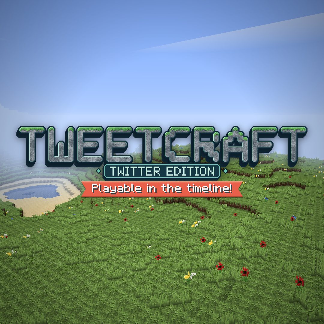 The grassy Tweetcraft landscape shown in the original game artwork